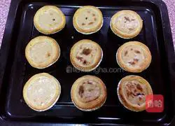 Cranberry Egg Tart (Whole Egg Version) Recipe Illustration 12