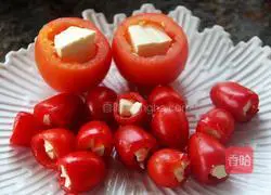 Cheese Baked Cherry Tomato Recipe Illustration 3