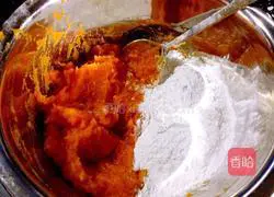 Illustration of how to make glutinous rice pumpkin 3