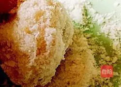 Illustration of how to make purple sweet potato and glutinous rice cake 10