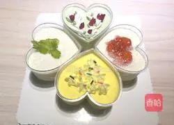 Illustration of how to make four-leaf clover mousse cake 15