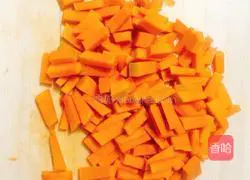 Illustration of how to make rice and pumpkin soup 2