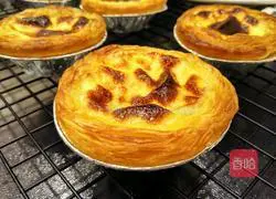 Illustration of how to make original egg tarts 9