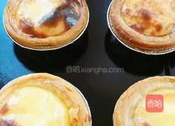 Illustration of how to make whole egg tarts 9