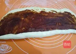 Illustration of how to make bean paste rolls 12
