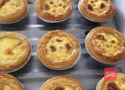 Yellow Peach egg tart recipe 5
