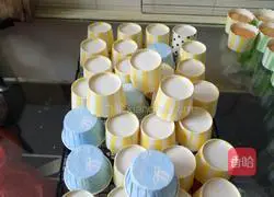 Illustration of how to make chiffon cup cake 12