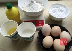 8-inch chiffon cake Illustration of how to make wind cake 1