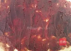 Illustration of how to make bean paste toast 6