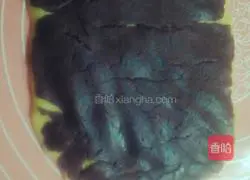 Illustration of how to make purple marble cookies 11