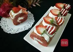 Red velvet cake roll recipe 1