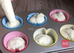 Fruit Illustration of making dry yogurt muffins 13