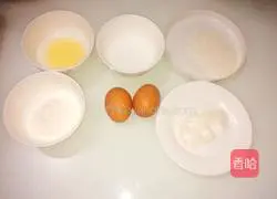 Illustration of how to make steamed chiffon cake 1