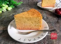 Illustration of how to make dragon fruit chiffon cake 17