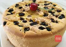 Blueberry Sesame Chiffon Cake Recipe Illustration 17