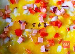 Illustration of how to make egg burritos 1