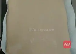 Illustration of how to make cream cake roll 12