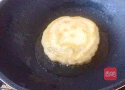 Illustration of making private dough peanut sugar cake 7