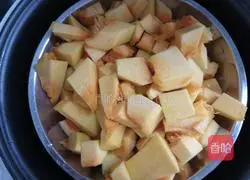 Illustration of how to make mung bean pumpkin cake 3