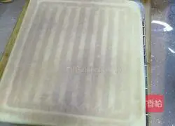 Illustration of how to make pumpkin onion and meat floss cake rolls 12