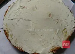 Illustration of how to make 8-inch butter-decorated cake 8