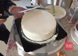 Strawberry Cream Cake Recipe Illustration 3