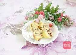 Illustration of how to make rice cooker cake rolls 14