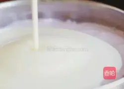 Illustration of how to make blueberry jelly cheesecake 7