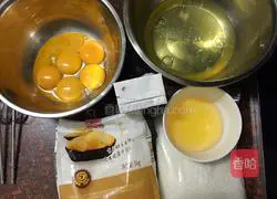 Illustration of how to make original chiffon cake 1