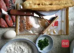 Illustration of how to make egg pancakes 1