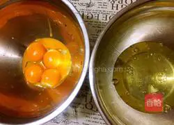 Coffee chiffon cake (eight inches) Practice illustration 2