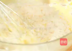 Coconut light cheese Illustration of how to make (cheese) cake 4
