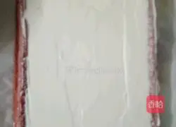 Red Velvet Cake Roll Recipe Illustration 13