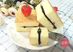Illustration of how to make whole egg sponge cake 10