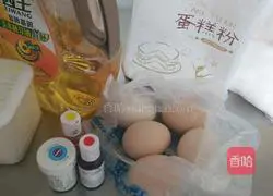 Rainbow chiffon cake recipe 1