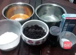 Double-layer blueberry honey bean cake roll recipe 1