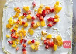 Colorful Cake Roll Recipe Illustration 16