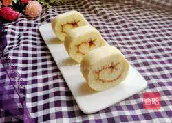 Illustration of how to make original cake rolls 1