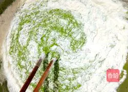 Matcha chiffon cake eight Illustration of how to make an inch 5