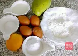 Green Mango Cake Roll Recipe Illustration 1