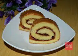 Illustration of how to make jam cake roll 14