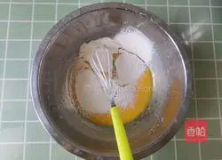 Red Bean Hollow Chiffon Cake Recipe Illustration 4