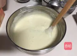 Illustration of how to make chives, seaweed and meat floss cake rolls 15