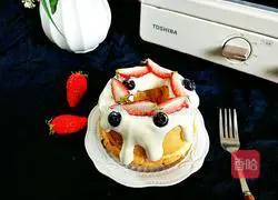 Strawberry Cream Cake Recipe Illustration 19