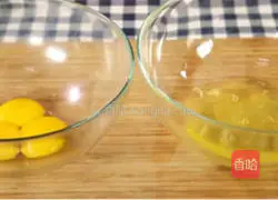 Illustration of how to make 6-inch (8-inch) chiffon cake 1