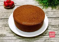 Illustration of how to make six-inch cocoa chiffon cake 16