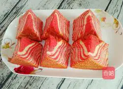 Patterned chiffon cake (six-inch) recipe illustration 19