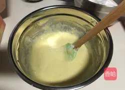 Illustration of how to make chives, seaweed and meat floss cake rolls 13