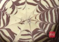 Zebra pattern chiffon cake recipe 12