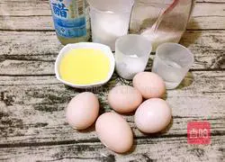 eight Illustration of how to make chiffon cake (water version) 1